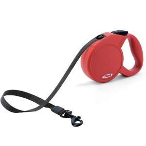   Retractable Cord Leash For Dogs Up To 26 Lbs Red 16