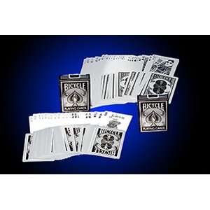   Reverse Silver Metalic magic trick cards tricks 