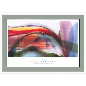 Phenomena Waves Without Wind, 1977 by Paul Jenkins   Framed Artwork