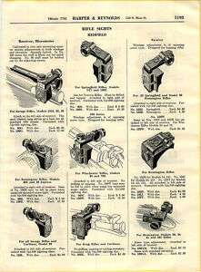 1937 Redfield Rifle Sights Wollensak Spotting Scopes ad  
