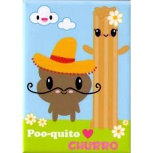 Bored Inc. Poo quito Churro Magnet BM4068: Toys & Games