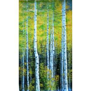 INAM ASSERTION 29X 50 Original Oil Painting on Unstretched Canvas 