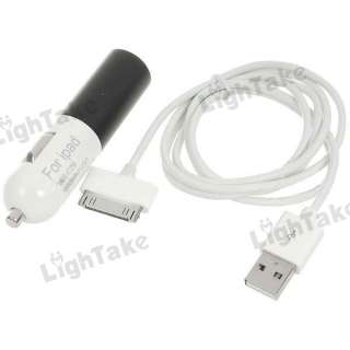 in 1 USB Car Charger Cable for Apple iPad Accessories  