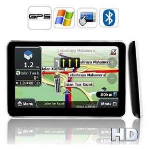  5 inches high definition touch screen GPS navigation 