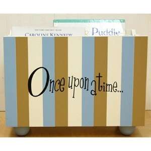  New Arrivals Blue and Brown Stripe Bookholder Baby