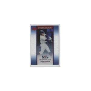 2005 06 USA Baseball National Team Vision of the Future #21   Shane 