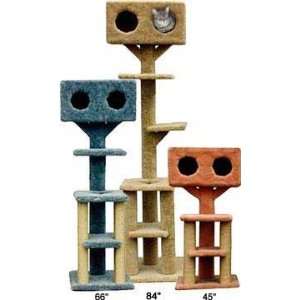 Deluxe Double Cube Cat Tree  Color BROWN  Leg Covering SISAL  Size 
