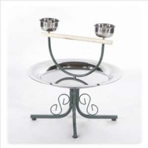  A&E Cage Co. J8 2222T Table Top Play Stand Color: Platinum 