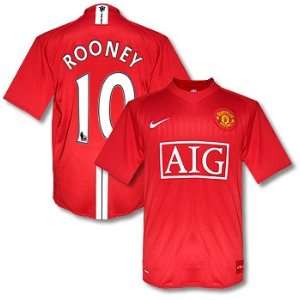  Manchester United 07/09 Home Jersey ROONEY M/L/XL/ Sports 