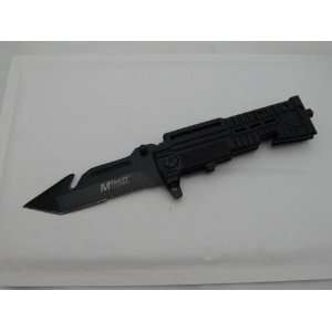   762 Rescue Black Tanto Gut Blade Folder Pocket Knife 
