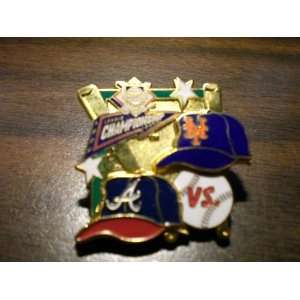  1999 NLCS Pin   Atlanta Braves vs. New York Mets Sports 