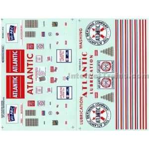   Scale Gas Station Decal Set   Atlantic Refining 1934 60 Toys & Games