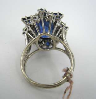 07ct Natural Untreated Ceylon Sapphire 0.50ct Diamond 14K Gold Ring 