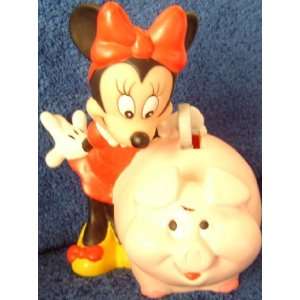  Minnie Mouse and Pig Bank   Disney 