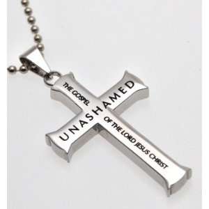  Unashamed Iron Cross Christian Necklace Jewelry