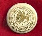 RARE UNIVERSITY OF IOWA OLD CAPITOL MINI PIN 1940s VINTAGE items in 