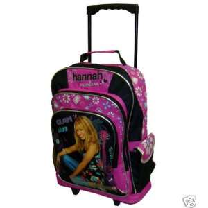    Hannah Montana Rolling Backpack Glam Star: Sports & Outdoors