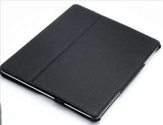 OEM Black Leather Hard Case Cover for iPad 2 iPad2 New  