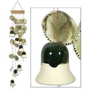  Ceramic mobile, Bells and Disks Patio, Lawn & Garden