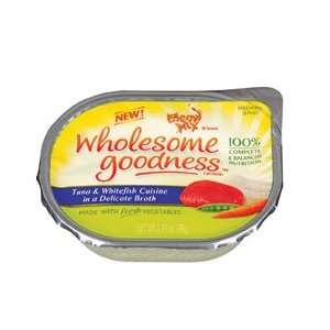 Meow Mix Wholesome Goodness Tuna and Whitefhish Cuisine Cat Food Cups 