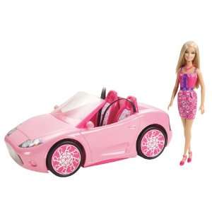  Barbie Glam Convertible and Doll Set   New 2012 Version 