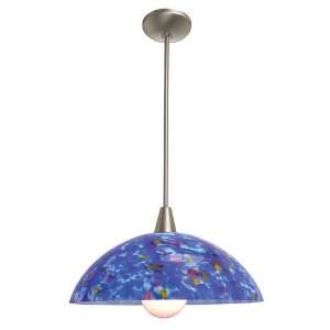  Shaney Fire Dimmable LED with Glass Bowl Pendant Light 