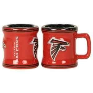  Atlanta Falcons Ceramic Shot Glasses (Set of 2): Sports 