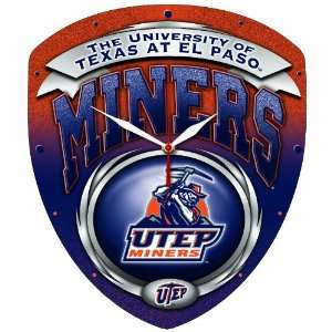   : NCAA Texas El Paso Miners High Definition Clock: Sports & Outdoors