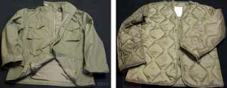 CLASSIC M65 ARMY FIELD JACKET & QUILTED LINER OLIVE L  