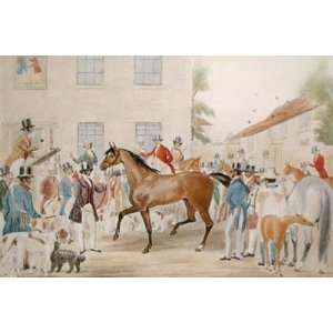  The Derby Pets Pl.I Etching Pollard, James , Horse Racing 