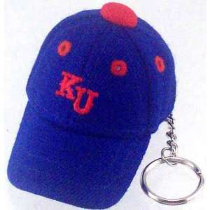    Kansas Jayhawks Royal Baseball Cap Key Chain