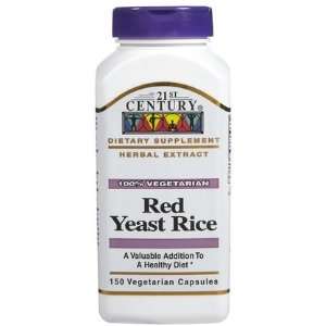  21st Century Vitamins Red Yeast Rice Extract VCaps, 150 ct 