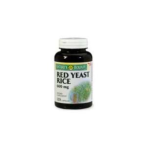  Natures Bounty Red Yeast Rice, 600mg Capsules, 120 pack 