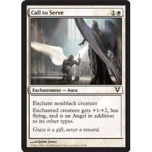   Magic The Gathering   Call to Serve   Avacyn Restored Toys & Games