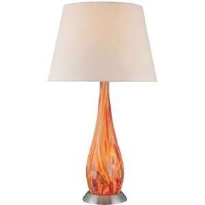  Art Glass Table Lamp with Night Light   Napoli Series 