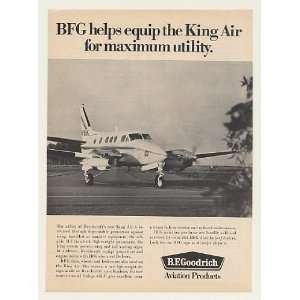 1967 Beechcraft King Air Airplane B.F. Goodrich Print Ad (45921 