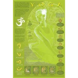  Yoga & Its Symbols by unknown. Size 24.00 X 36.00 Art 