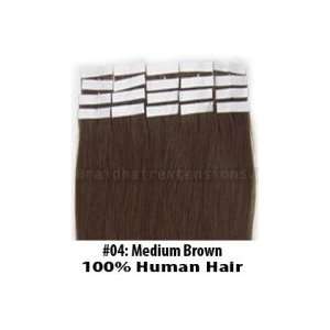  Medium Brown Tape In Hair Extensions: Beauty