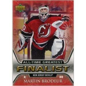 Martin Brodeur New Jersey Devils 2005 06 Upper Deck All Time Greatest 