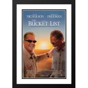 The Bucket List 32x45 Framed and Double Matted Movie Poster   Style A