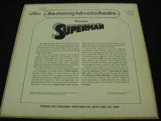Superman Three Record Set Murray Hill Radio Theatre  