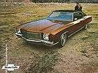 1971 Chevy MONTE CARLO Brochure / Catalog SS 454, SS454