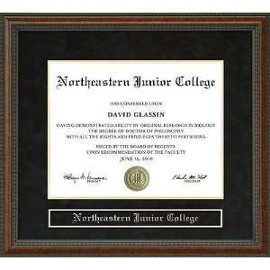  Northeastern Junior College (NJC) Diploma Frame Sports 