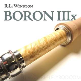NEW! WINSTON BORON IIIx 486 4 4WT FLY ROD, FREE WW SHIPPING!  