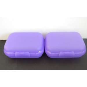  Tupperware Packables Container Pair in Purple Everything 