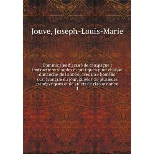   et de sujets de circonstance. 1 Joseph Louis Marie Jouve Books