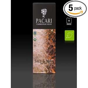   Organic Chocolate Salt & Nibs   Sal Del Cuzco, 1.76 Ounce (Pack of 5