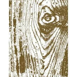  Wood Grain Backgrounder Cling Mounted Red Rubber Stamp by 