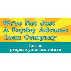    3x6 Vinyl Banner   Let Us Prepare Your Tax Return 