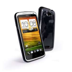  Tuff Luv Gel Skin case cover for HTC One X   Black 